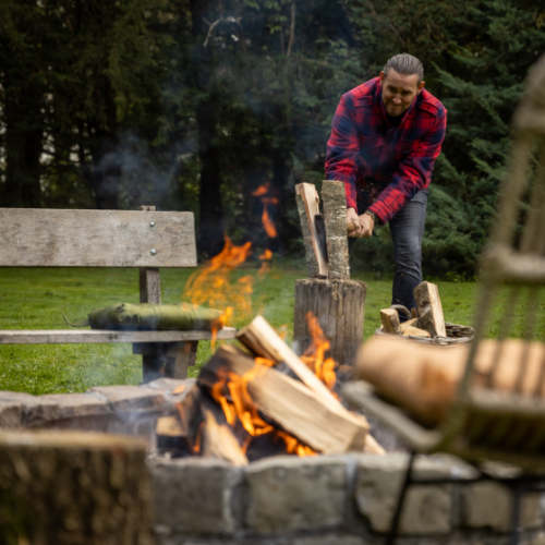 Hout hakken